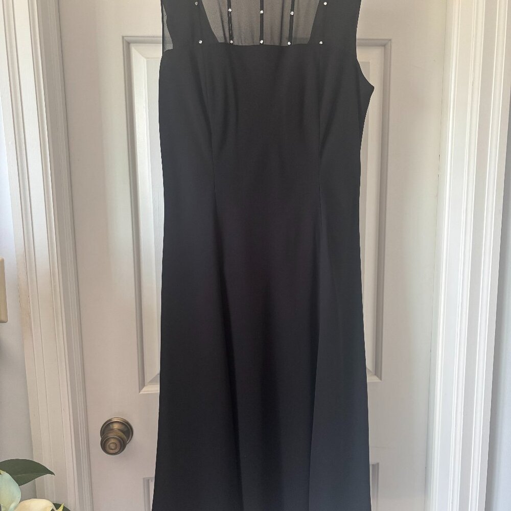 Black cocktail dress
